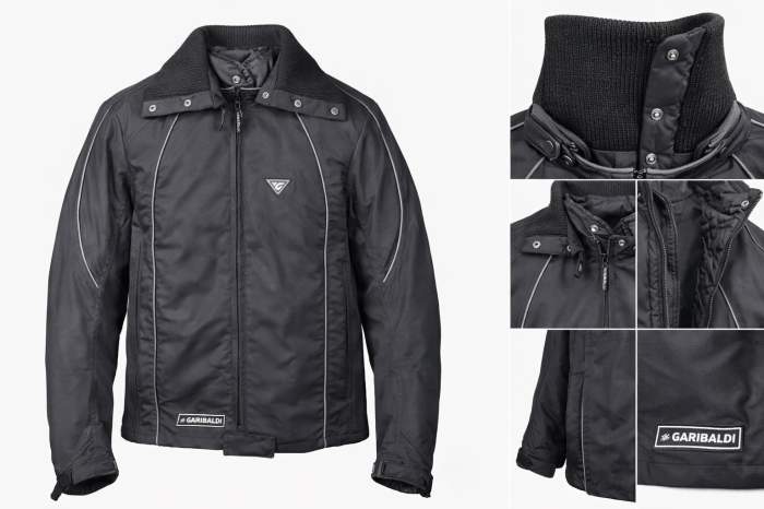 Chaqueta T-S Moto Impermeable Garibaldi Negra 3 - QrBox.es