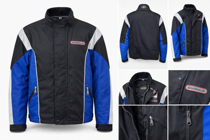 Chaqueta T-XS Garibaldi Negro/Azul - QrBox.es