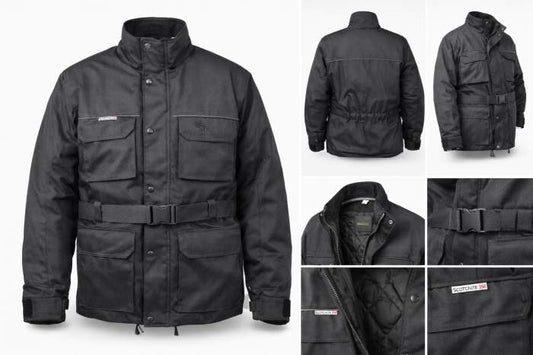 Chaqueta T-XS De Moto Negro Grex - QrBox.es