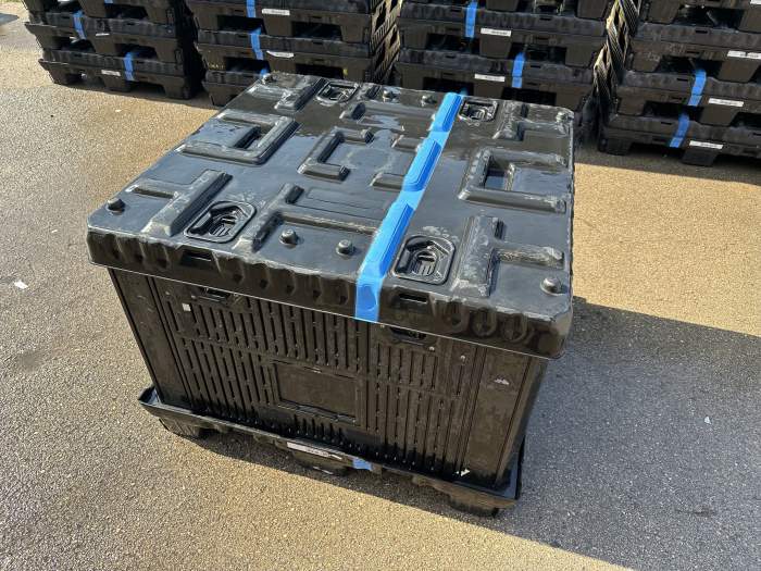 CONTENEDOR PALLET BOX JARDÍN 114×119×85 CM