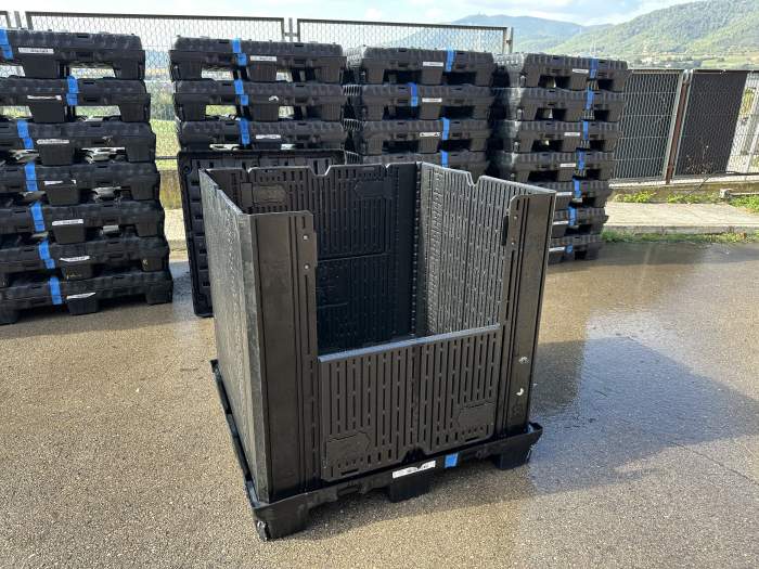PALLET BOX LOGÍSTICA INDUSTRIAL 114×119×115 CM