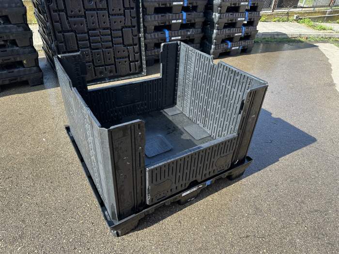 PALLET BOX LOGÍSTICA INDUSTRIAL 114×119×85 CM