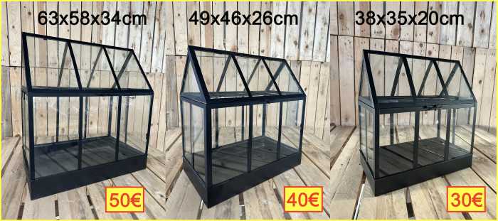 CASA PEQUEÑA PARA PLANTAS Y FLORES NEGRA - QrBox.es