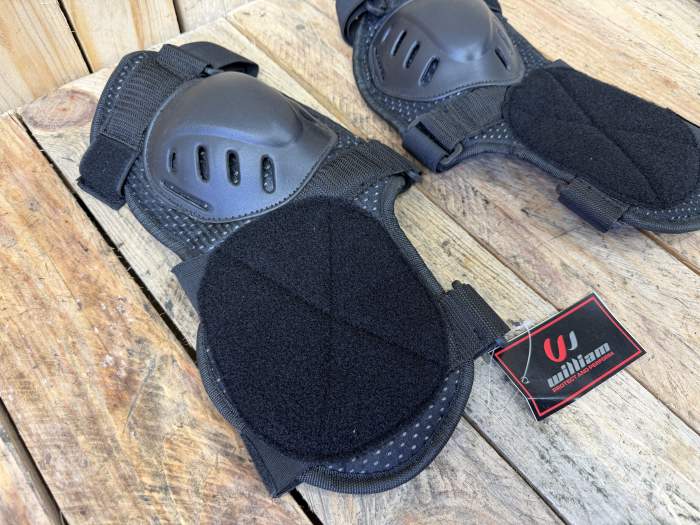 RODILLERAS CON VELCRO DESLIZADERAS - QrBox.es