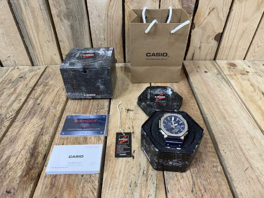 RELOJ G-SHOCK METALICO AZUL - QrBox.es