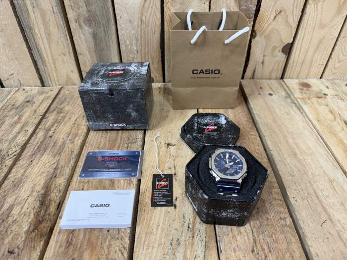 RELOJ G-SHOCK METALICO AZUL