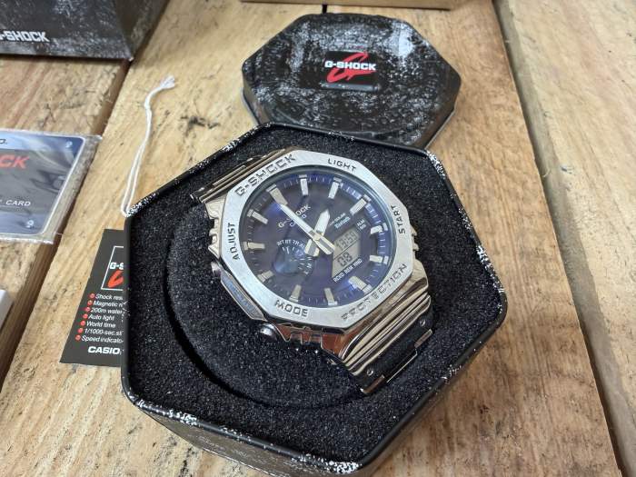 RELOJ G-SHOCK METALICO AZUL