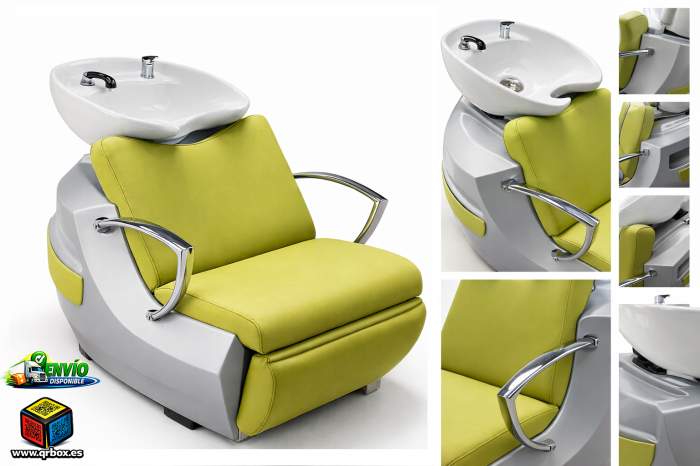 LAVACABEZAS JEFF GRIS/VERDE - QrBox.es