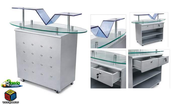 MOSTRADOR BLUE VICTORY - QrBox.es