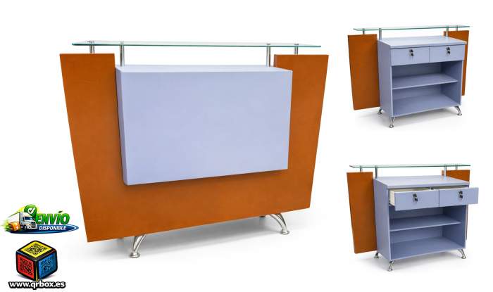 MOSTRADOR CRETA BROWN - QrBox.es