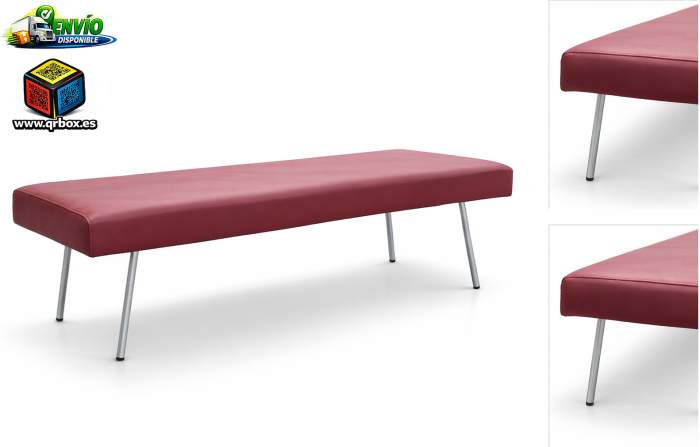 BANQUETA GRANATE - QrBox.es