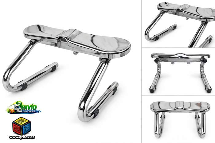REPOSAPIES CROMADO - QrBox.es