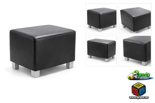 POUF NEGRO - QrBox.es