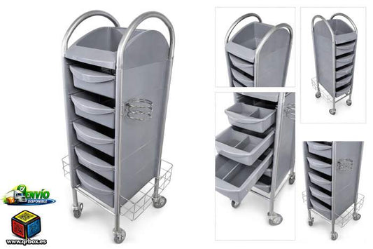 CARRITO AUXILIAR DE PELUQUERIA Z10 - QrBox.es