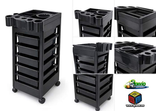 CARRITO AUXILIAR DE PELUQUERIA ZD-109B - QrBox.es