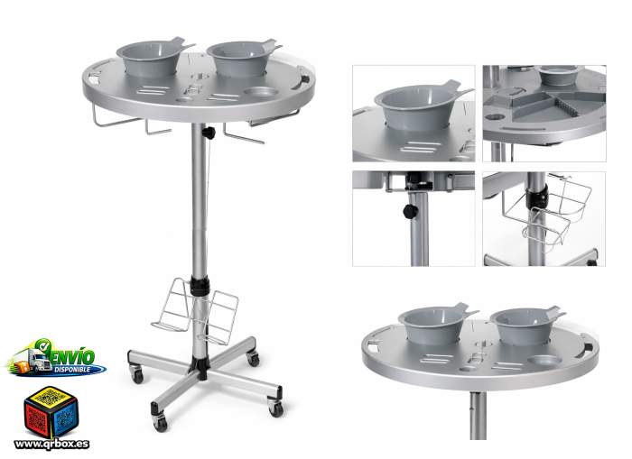 CARRITO AUXILIAR DE PELUQUERIA ZD-160 - QrBox.es