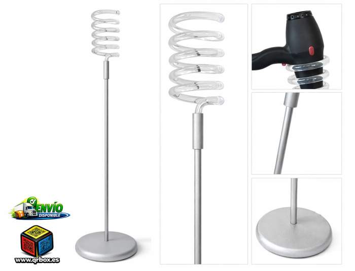 PORTASECADOR DE PIE ESPIRAL - QrBox.es