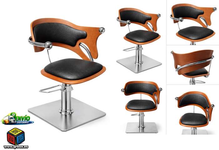 SILLON COMPLETO SATURN NEGRO - QrBox.es
