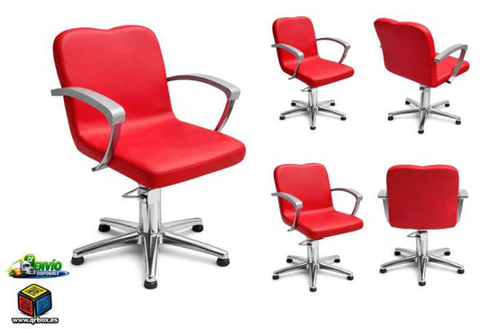 SILLON COMPLETO OK302 ROJO PIE ESTRELLADO - QrBox.es