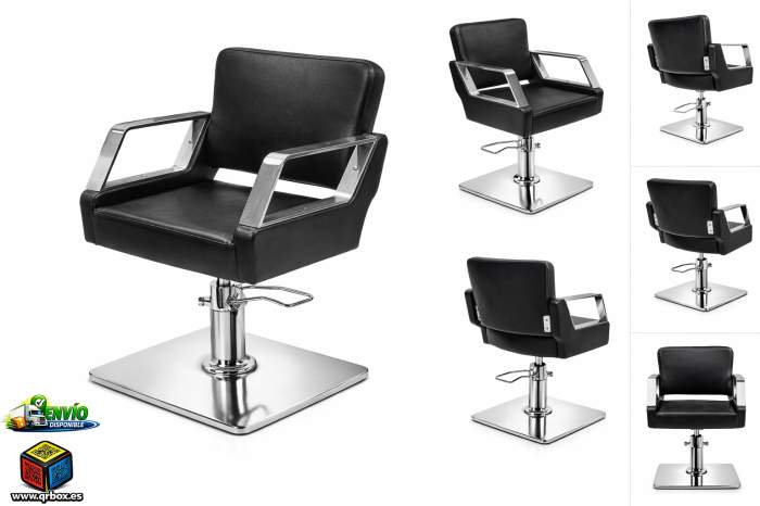 SILLON COMPLETO MEG NEGRO - QrBox.es