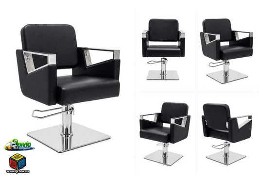 SILLON COMPLETO AMELIA NEGRO - QrBox.es