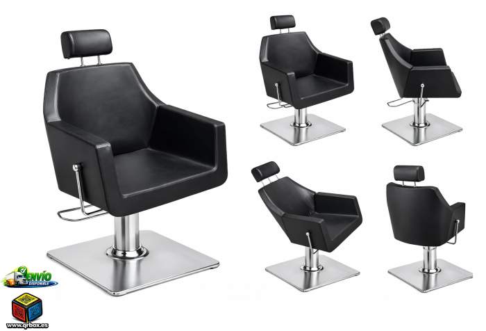 SILLON COMPLETO MARCUS RECLINABLE NEGRO - QrBox.es