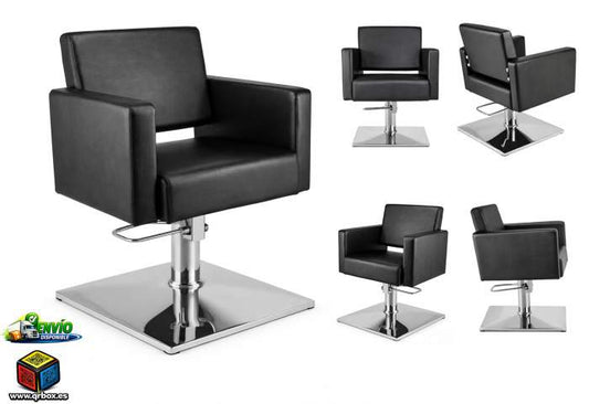 SILLON COMPLETO KUARE NEGRO - QrBox.es