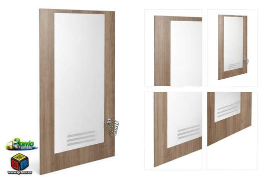 ESPEJO TOCADOR CON PORTASECADOR REF.61 - QrBox.es