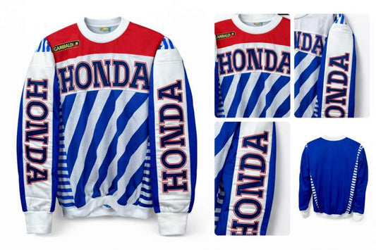 Camiseta T-M De Moto Infantil Honda Garibaldi