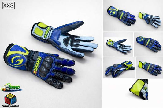 Guantes T-XXS De Moto Garibaldi Karb-One+ Fluor