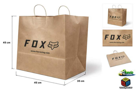 BOLSAS KRAFT FOX RACING 45x35 CM - QrBox.es