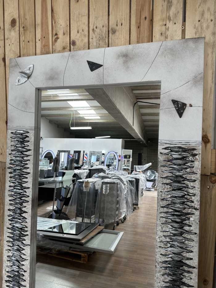 ESPEJO TOCADOR UNICO Y EXCLUSIVO ARTESANAL REF.55 - QrBox.es