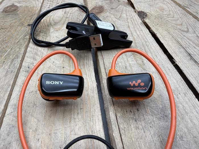 AURICULARES SONY WALKMAN NARANJA - QrBox.es