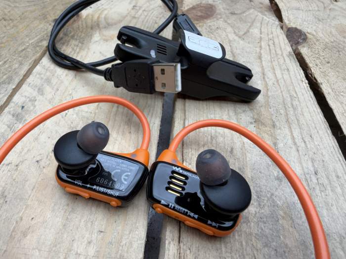 AURICULARES SONY WALKMAN NARANJA - QrBox.es