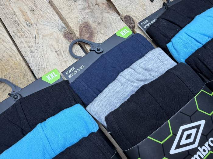 9 BOXERS UMBRO XXL ALGODON - QrBox.es