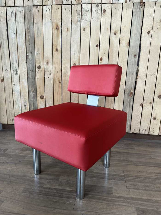 TABURETE LORA ROJO - QrBox.es