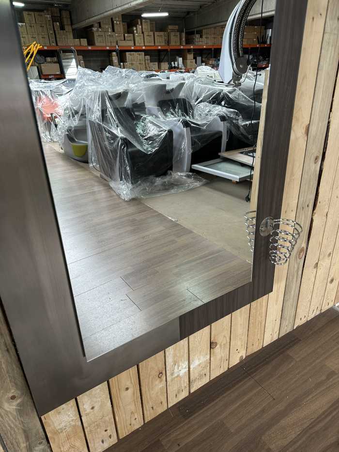 ESPEJO TOCADOR CON PORTASECADOR REF.62