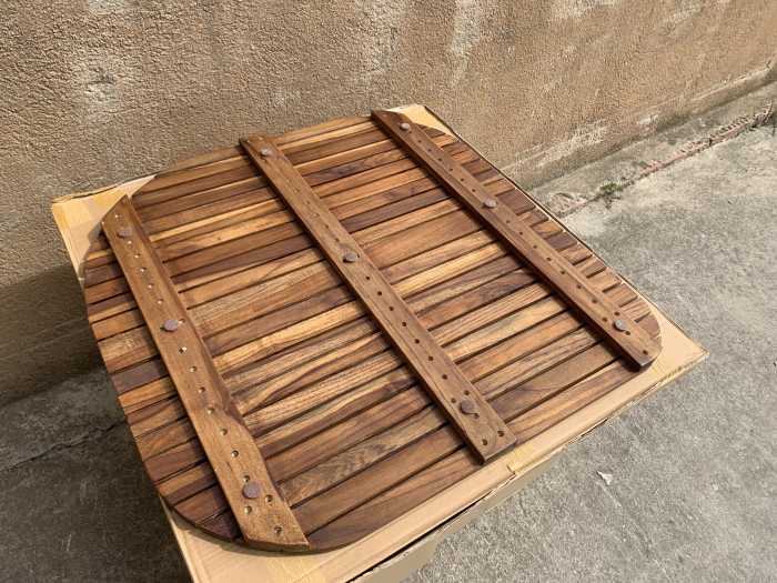 TARIMA DE MADERA 75X75 - QrBox.es