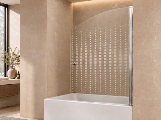 MAMPARA BAÑERA 1H 140 x 85 cm
