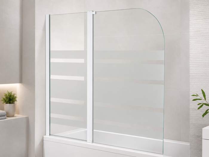 MAMPARA BAÑERA 2H 190 x 120 cm
