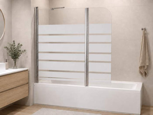 MAMPARA BAÑERA 2H 120 x 140 cm (IZQ)