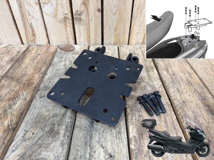SOPORTE TRASERO SHAD S0BR46ST BURGMAN 400 07-17