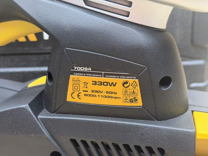 LIJADORA VIBRATORIA ROTEC 330W