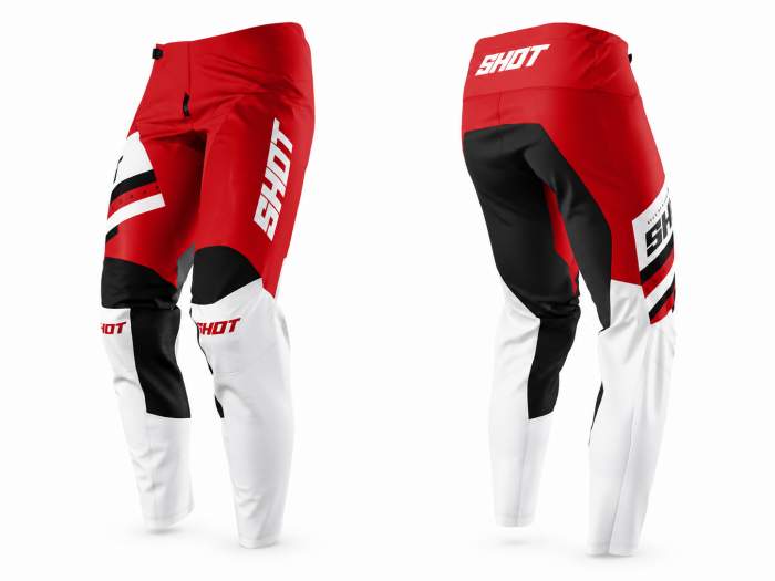 Pantalon T-32US/50EU Shot Enduro Shining Red