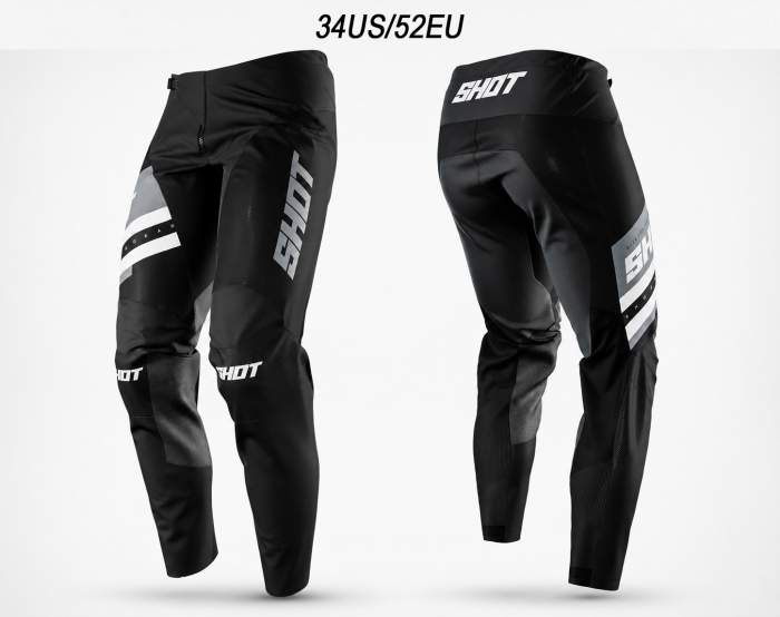 Pantalon T-34US/52EU Shot Enduro Shining Black