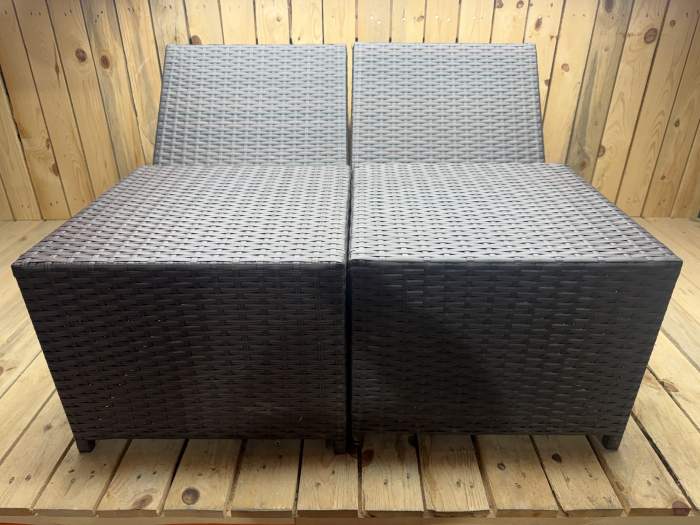 4 TABURETES DE JARDIN 35x42x42cm
