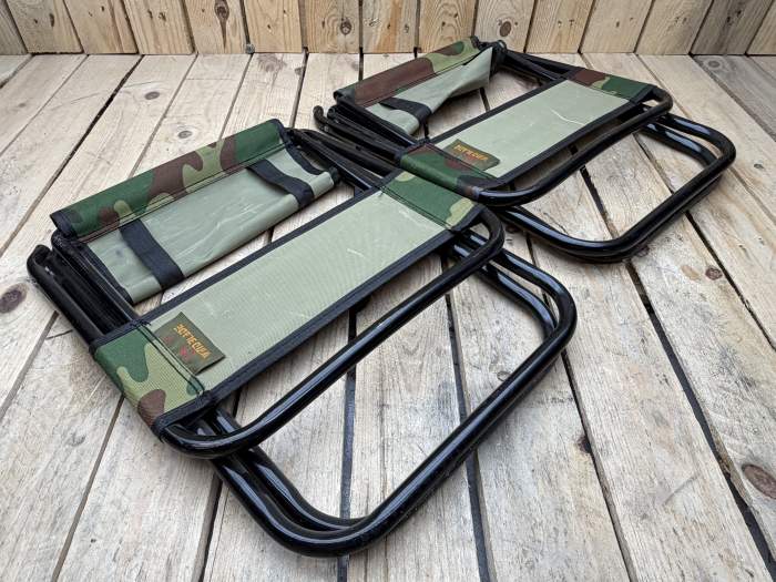 2 SILLAS CAMPING PLEGABLES CAMUFLAJE