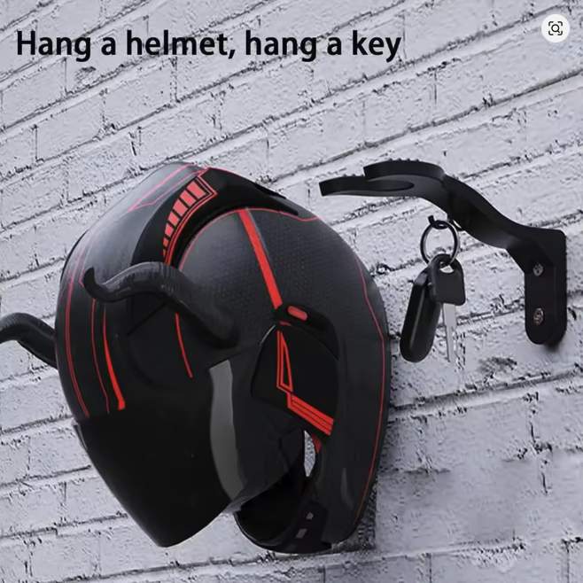 SOPORTE PARED CASCO DE MOTOCICLETA