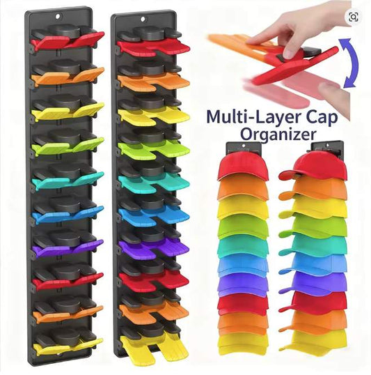 ORGANIZADOR DE GORRAS MULTICOLOR