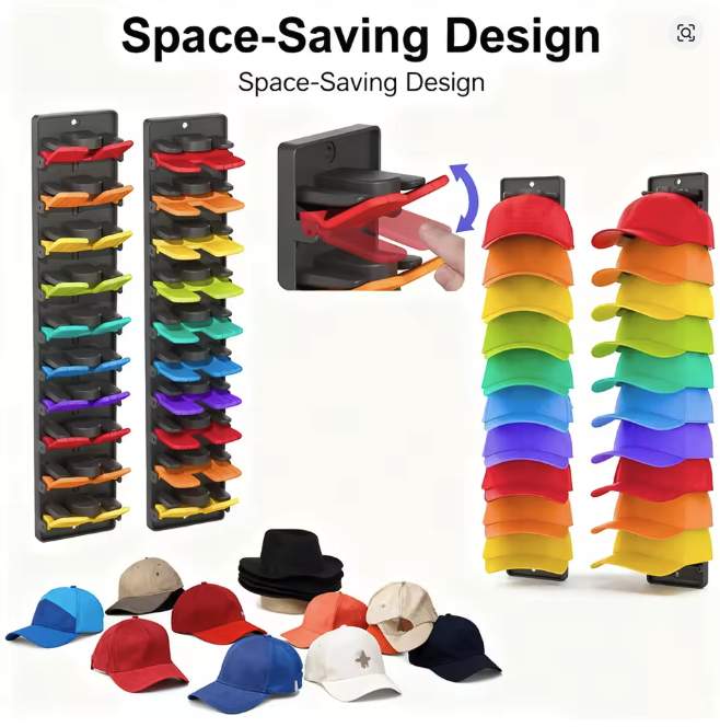ORGANIZADOR DE GORRAS MULTICOLOR